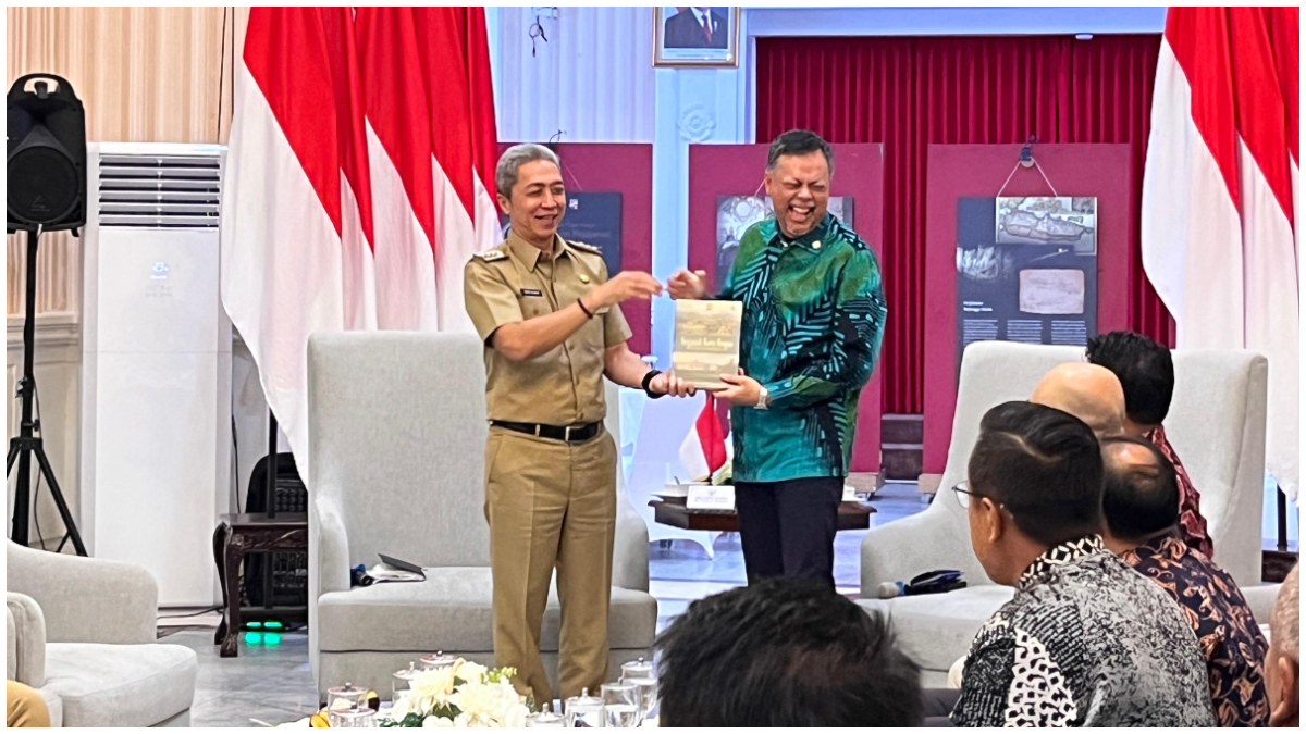 Wali Kota Bogor, Dedie Rachim saat menerima Duta Besar Malaysia untuk Republik Indonesia di Balai Kota Bogor.