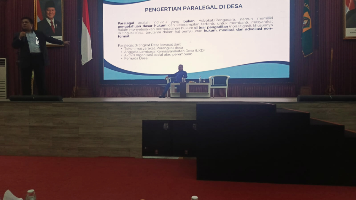 SERIUS : Pelatihan Dasar Paralegal Desa dengan peserta perwakilan 435 desa dan kelurahan se-Kabupaten Bogor.
