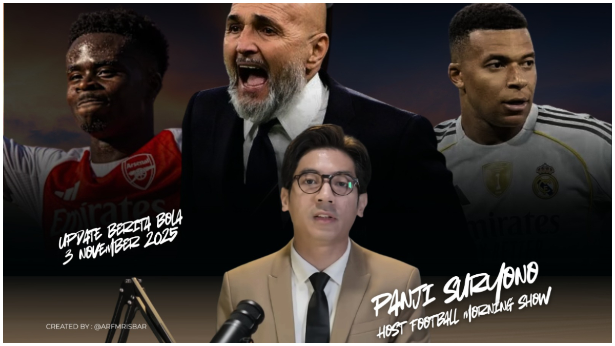 Analisis hasil liga top Eropa di&nbsp;program Football Morning Show kanal YouTube Hanif Thamrin