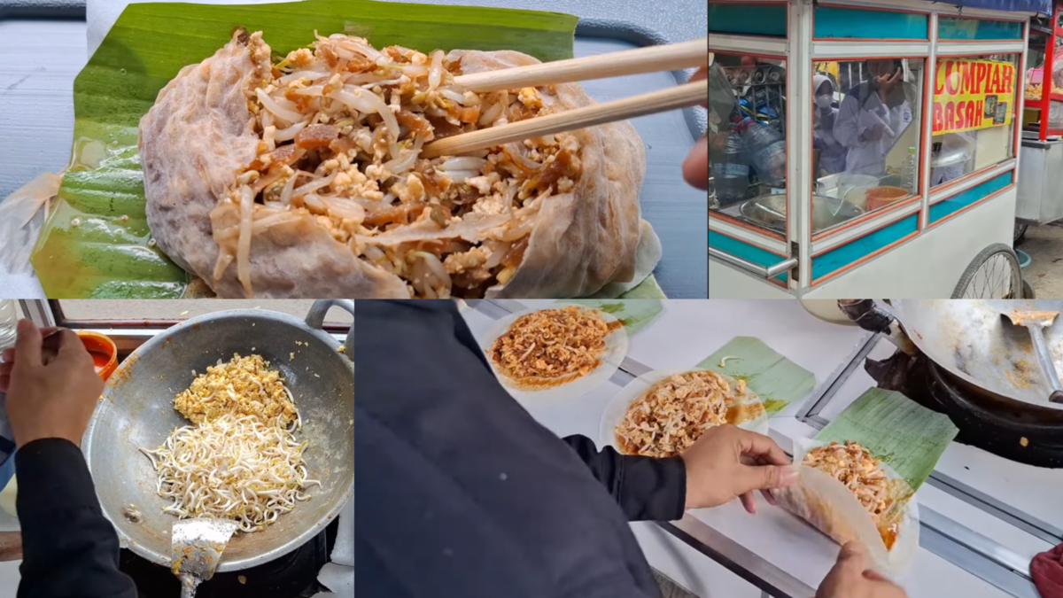 Sajian kuliner klasik lumpia basah Bogor