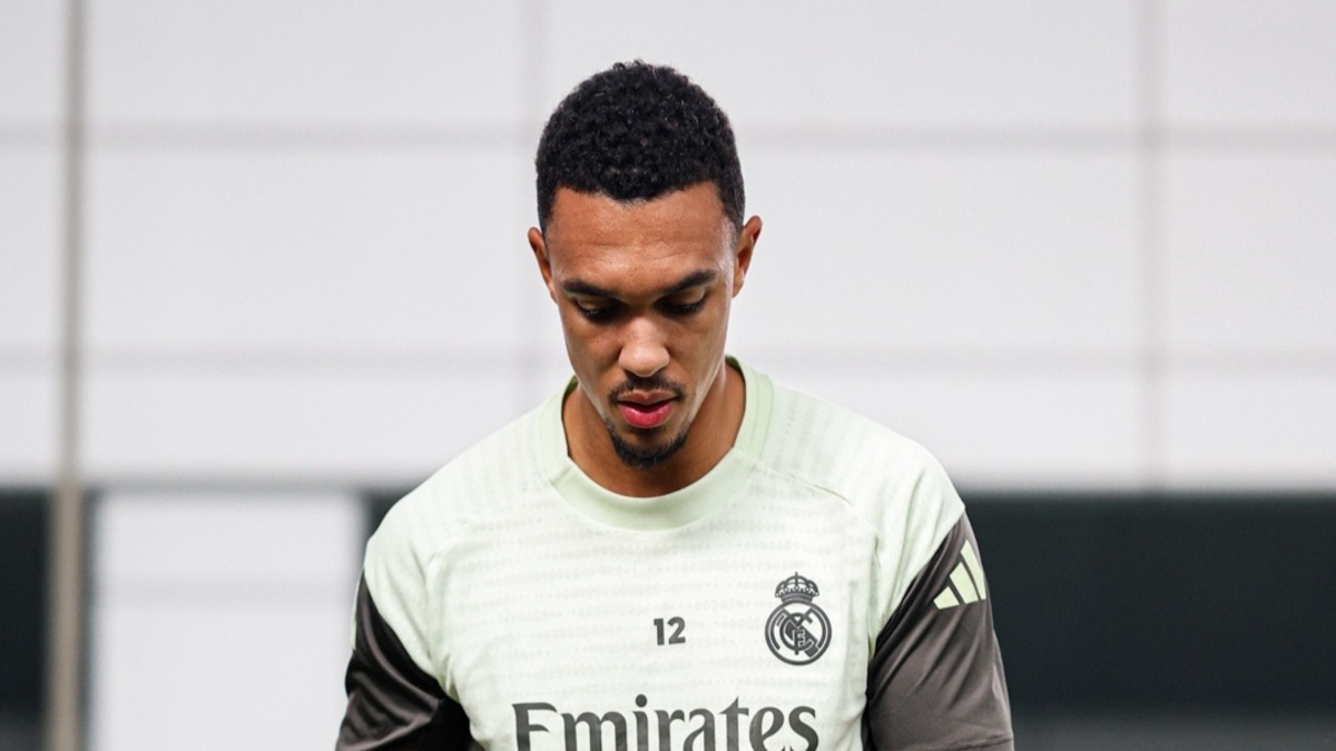 Trent Alexander-Arnold dalam persiapan jelang laga menghadapi Liverpool.