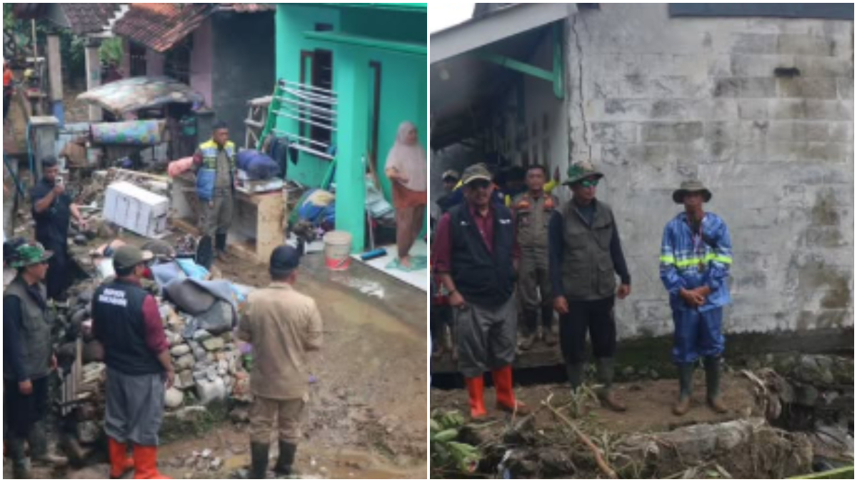 Pemerintah Kabupaten Sukabumi melakukan penanganan pasca banjir dan longsor.