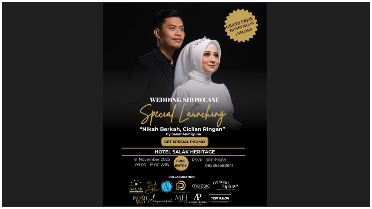 Wedding Showcase &ldquo;Nikah Berkah, Cicilan Ringan&rdquo; dari Bride To Be Wedding yang akan digelar di Hotel Salak The Heritage