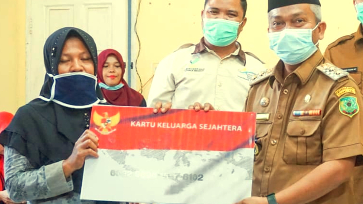 Ilustrasi penyaluran Bansos kepada para KPM BPNT hingga BLTS Kesra.