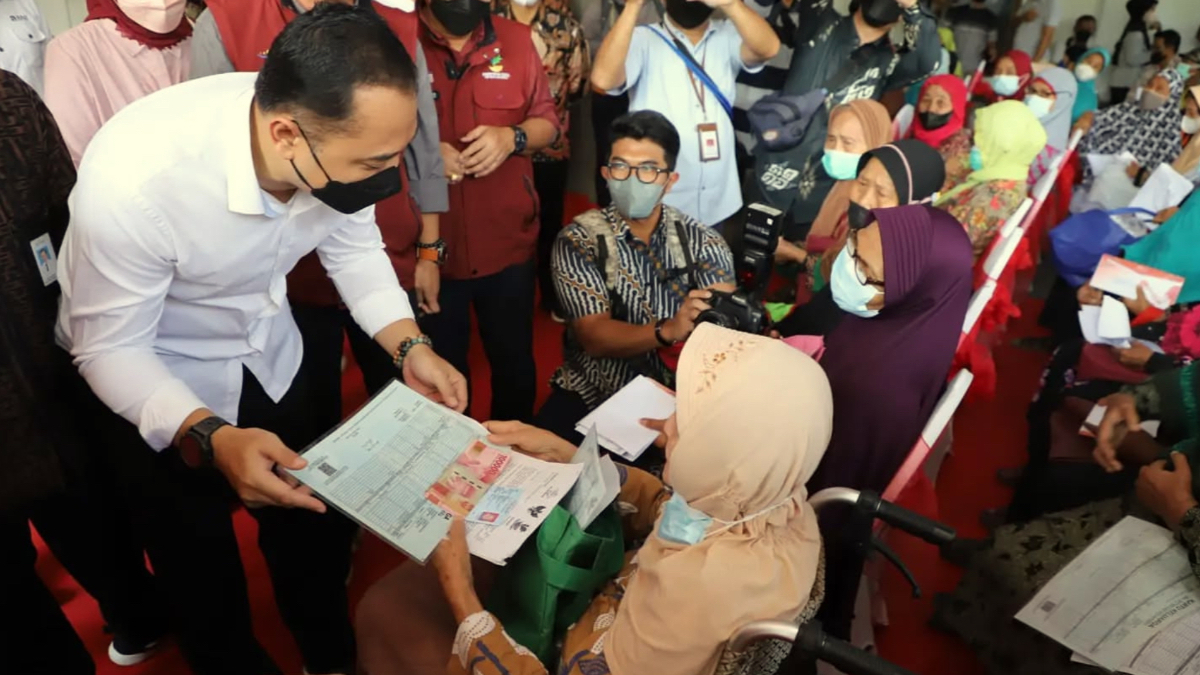 Ilustrasi penyaluran berbagai jenis Bansos seperti PKH, BPNT hingga BLTS Kesra.