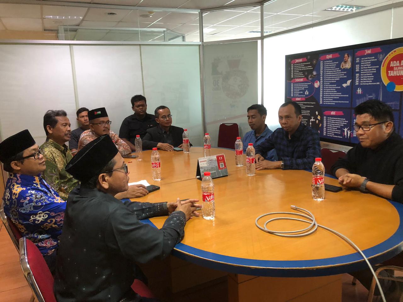 PDM Kota Bogor saat berkunjung ke kantor Radar Bogor