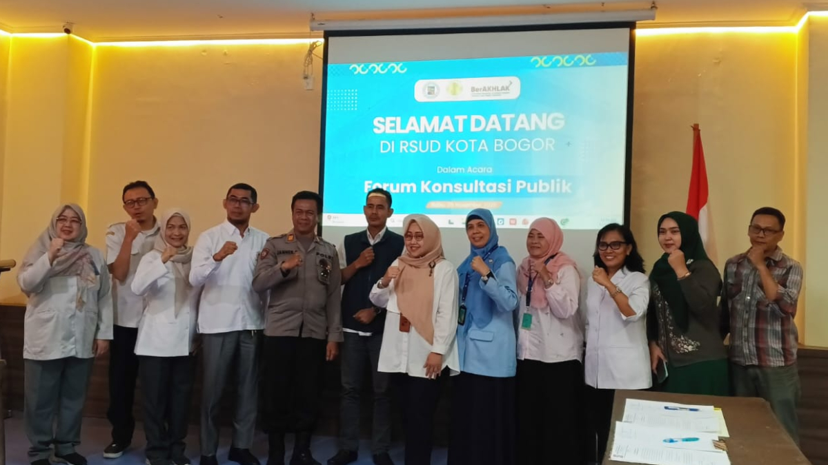RSUD Kota Bogor menggelar Forum Konsultasi Publik (FKP) terkait Standar Pelayanan.