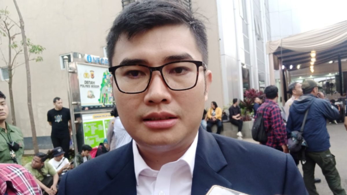 Ketua DPRD Kabupaten Bogor, Sastra Winara saat dimintai keterangan.