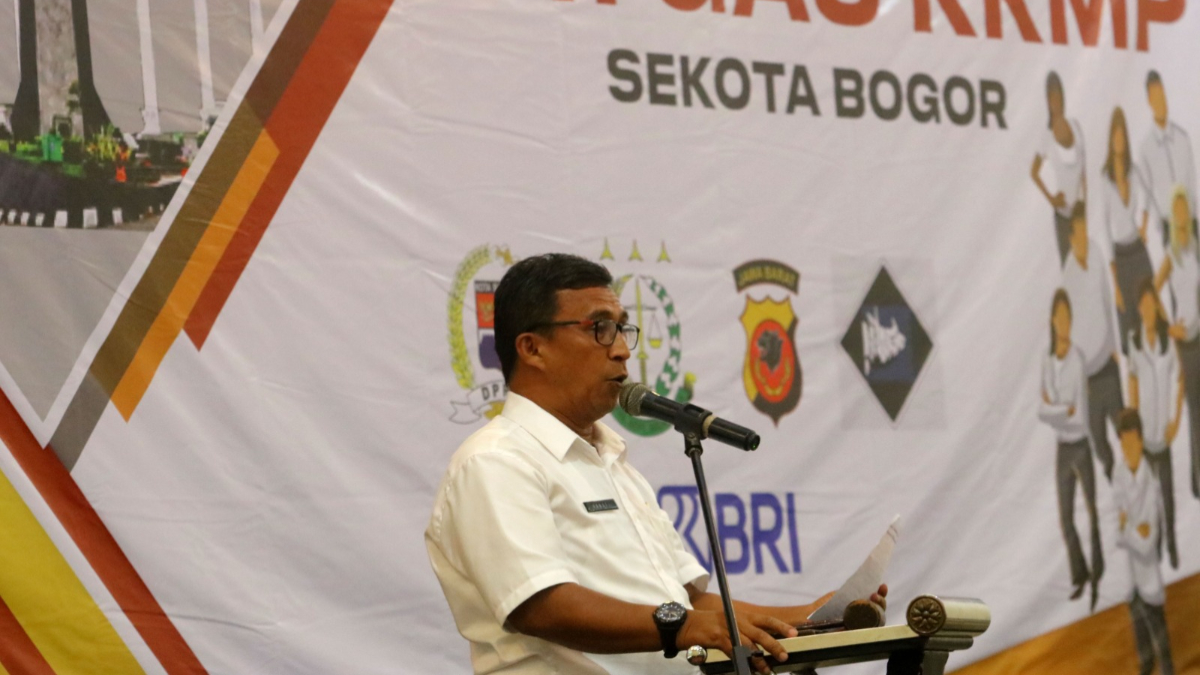 Asisten Pemerintahan Kota Bogor, Hanafi saat membuka Rapat Koordinasi Satgas Koperasi Merah Putih.