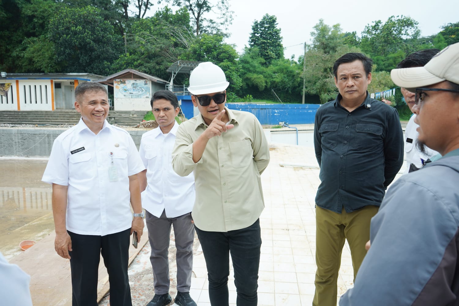Komisi III melakukan inspeksi mendadak (sidak) ke beberapa lokasi proyek di GOR Pajajaran. Foto Dok Pribadi for Radar Bogor