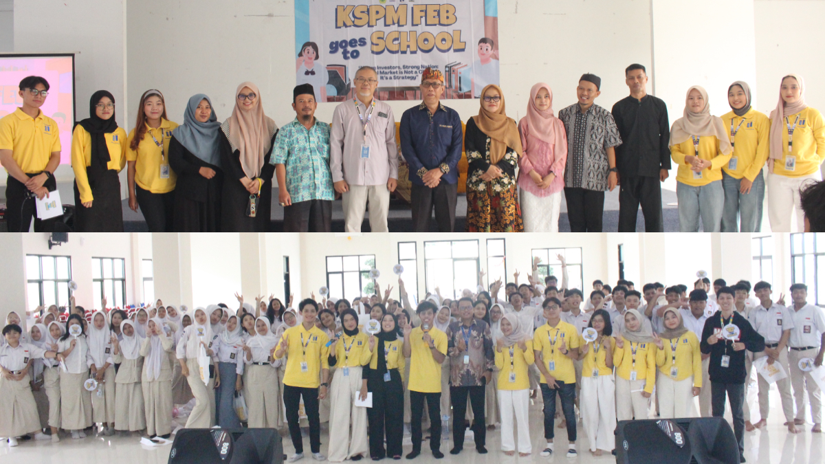 Fakultas Ekonomi dan Bisnis Universitas Pakuan (FEB Unpak) menggelar KSPM Goes To School 2025.