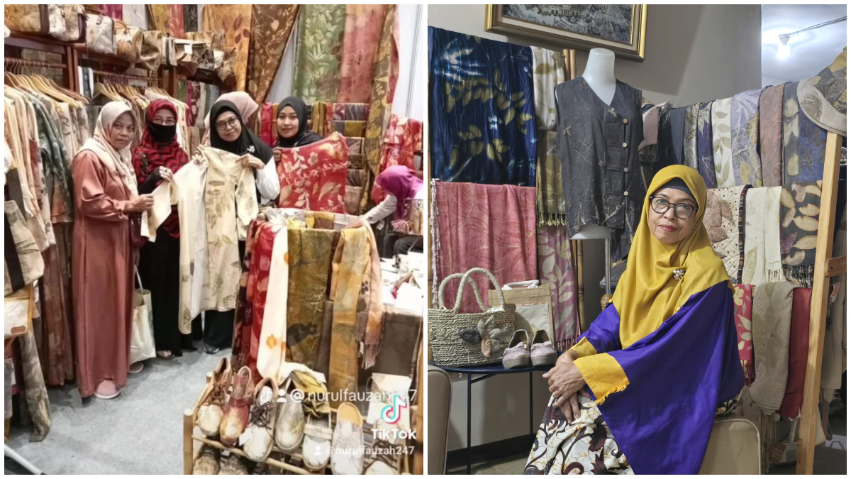 Qaniacraft Ecoprint, UMKM&nbsp;milik Aminah Tri Astuti berhasil berkembang berkat BRI.&nbsp;