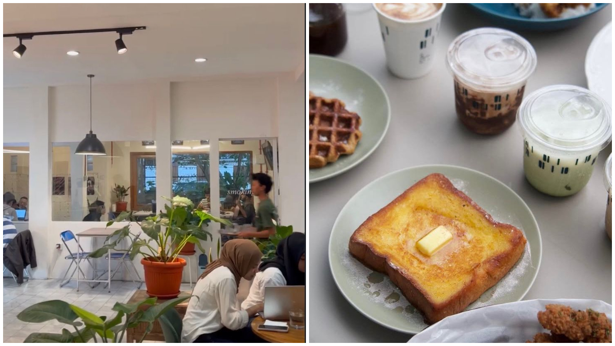 Potret suasana coffeeshop Bhumi Living Space dan menu breakfast Bhumi Living Space