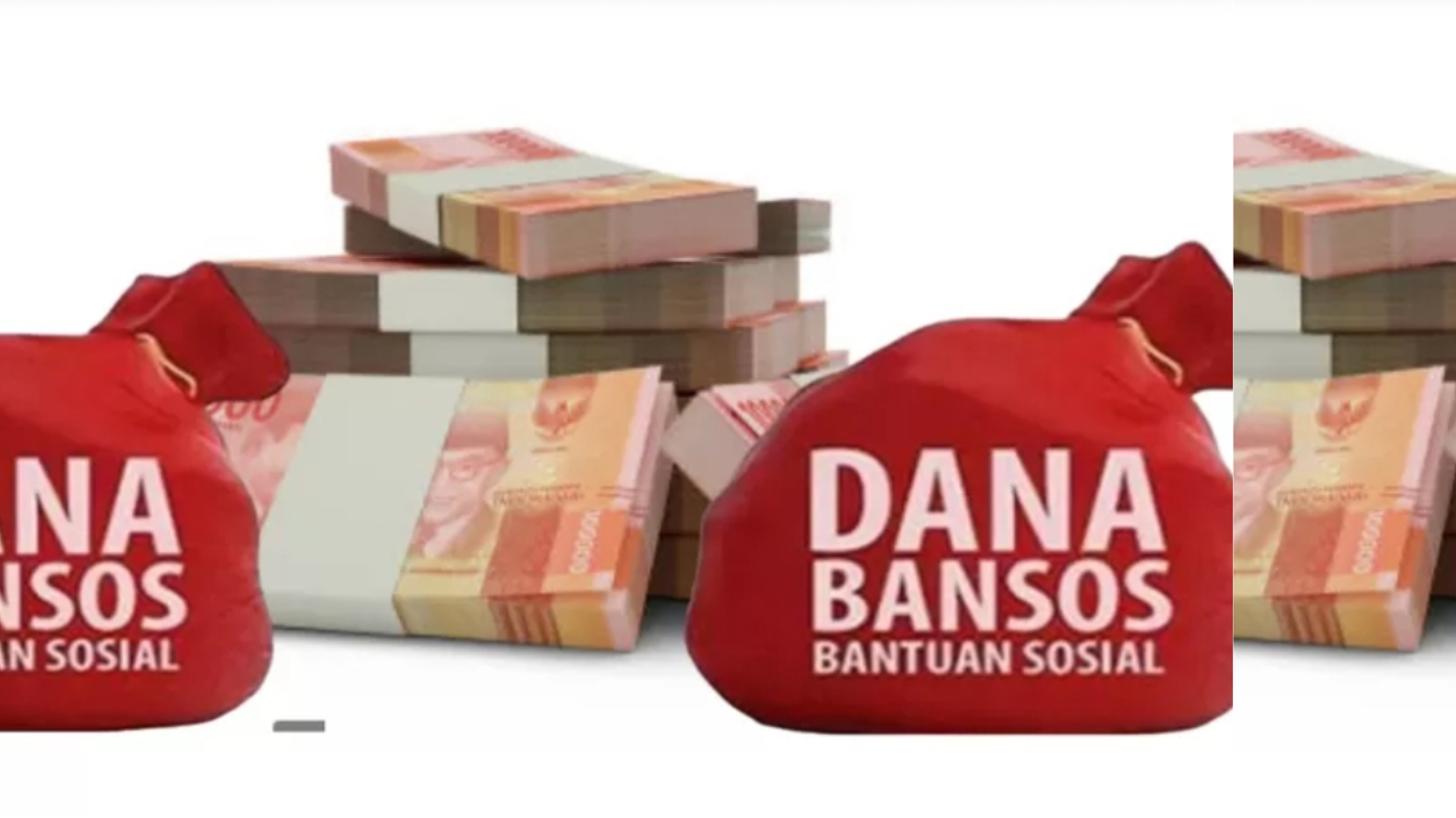 Ilustrasi uang pencairan dana bansos BLT Kesra yang disalurkan ke KPM.
