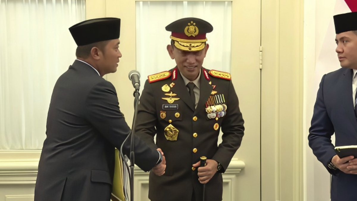 Kapolri Jenderal Listyo Sigit Prabowo saat di Istana Merdeka, Jumat 7 November 2025.