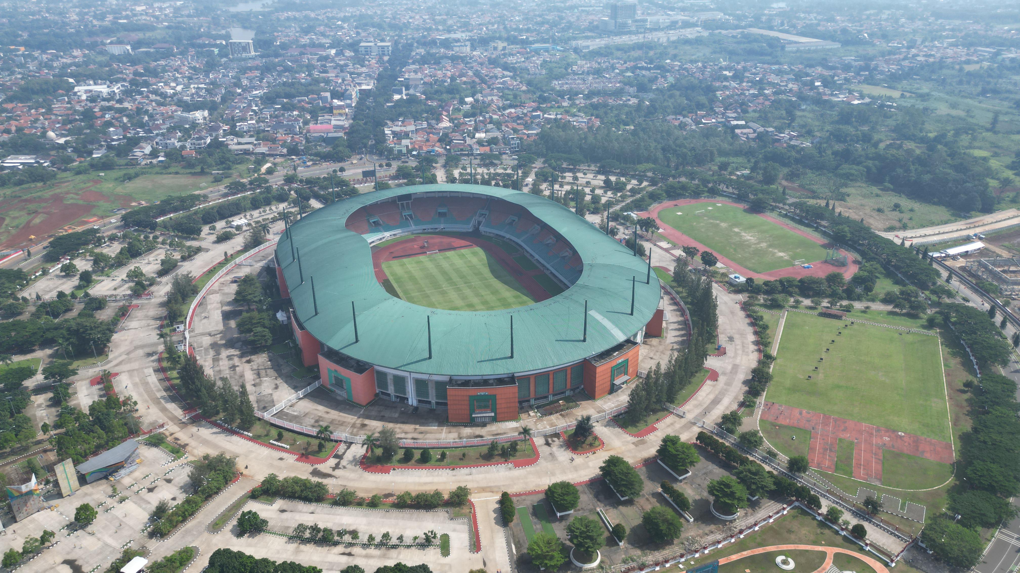 Area Stadion Pakansari, Cibinong, Kabupaten Bogor yang direncanakan Pemkab Bogor membangun sejumlah tempat olahraga, rekreasi hingga tempat kuliner.