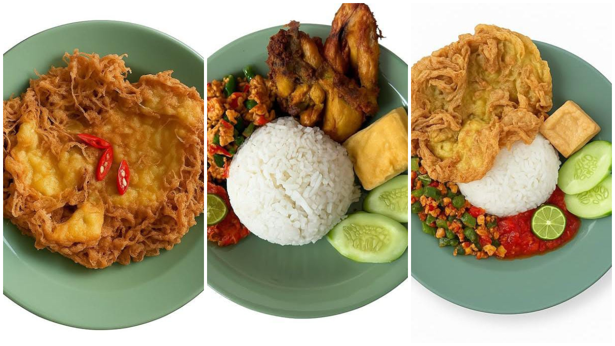 Sejumlah menu di Sego Sambal Legit Panduraya, Bogor Utara, Kota Bogor.