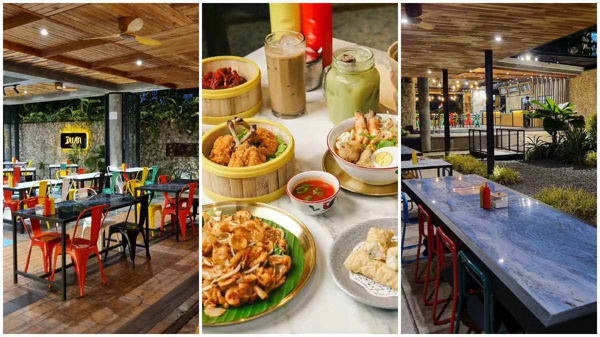 Suasana Daun Resto dan menu yang disajikan.