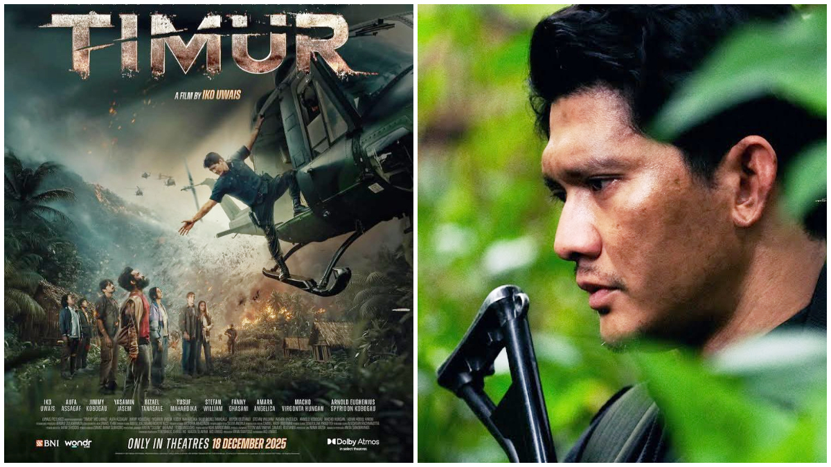Poster resmi Film TIMUR garapan aktor laga Indonesia Iko Uwais.