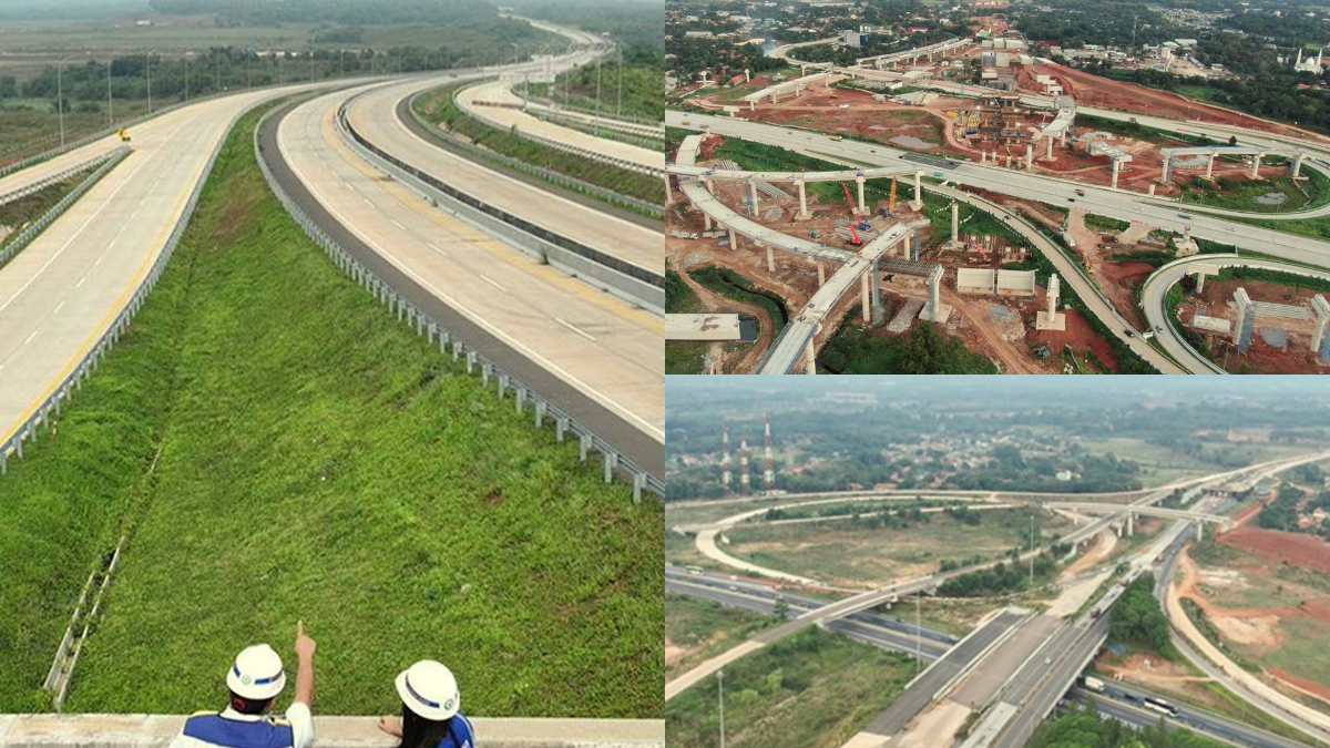 Update&nbsp;terkini proyek pembangunan Tol Jakarta-Cikampek II Selatan.