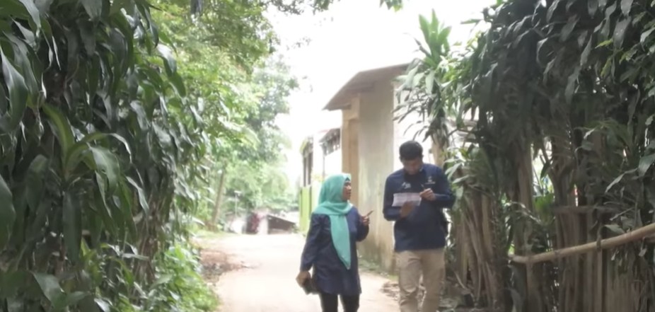 Ilustrasi proses ground check sebelum pencairan bansos PKH BPNT, BLTS Kesra, dan bantuan tambahan pangan