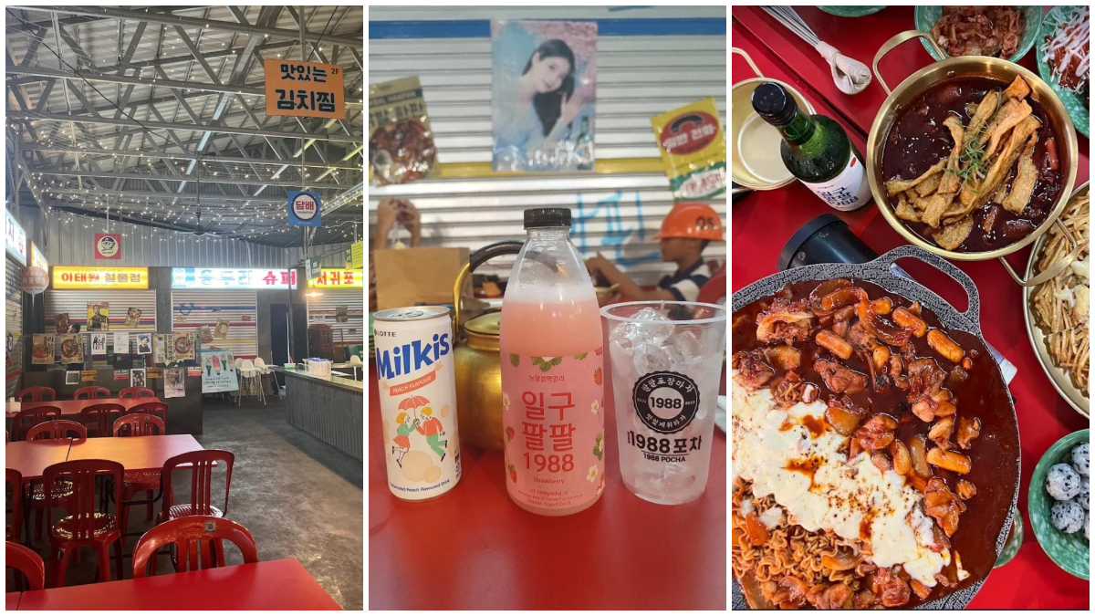 Suasana dan menu yang disediakan di 1988 Pocha, Cibinong Bogor
