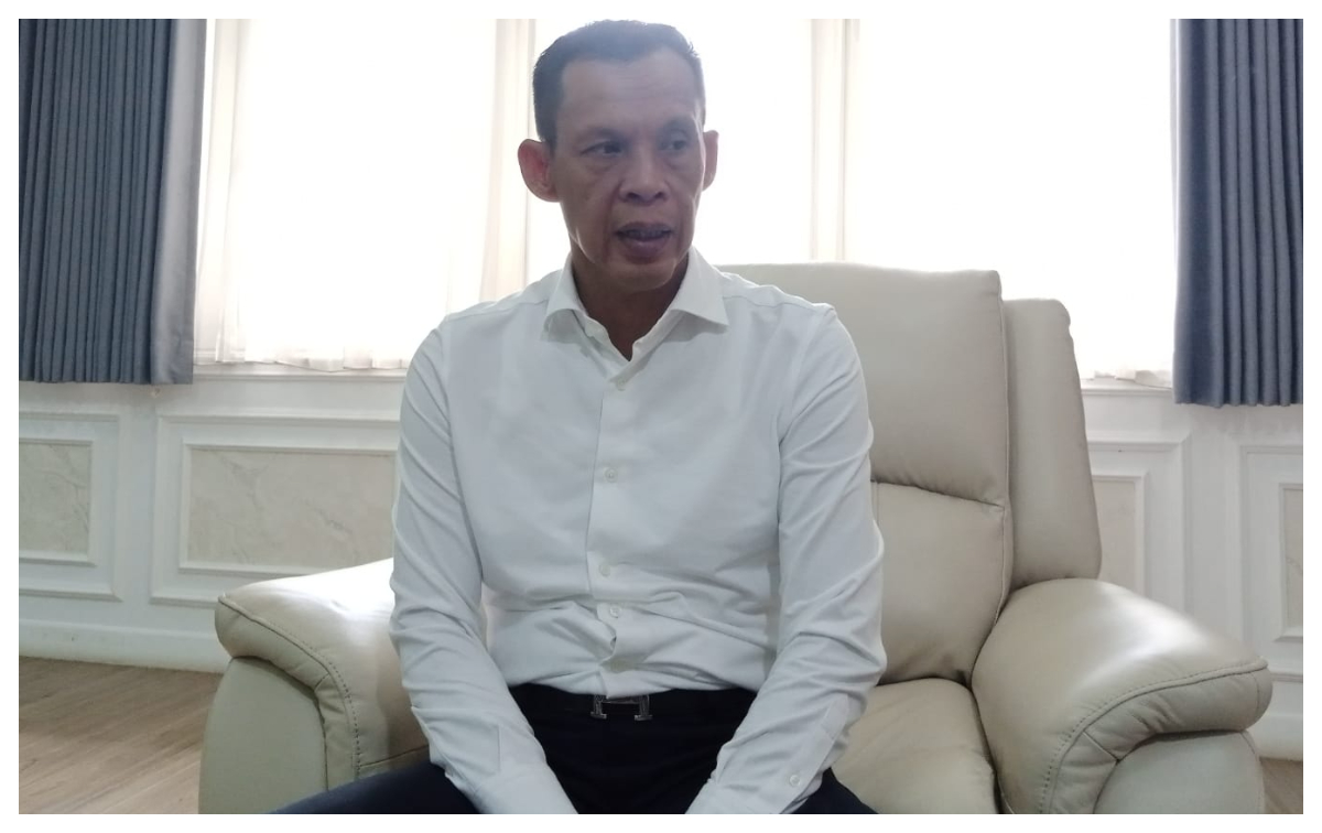 Wakil Bupati Bogor, Ade Ruhandi saat menyampaikan keterangan.