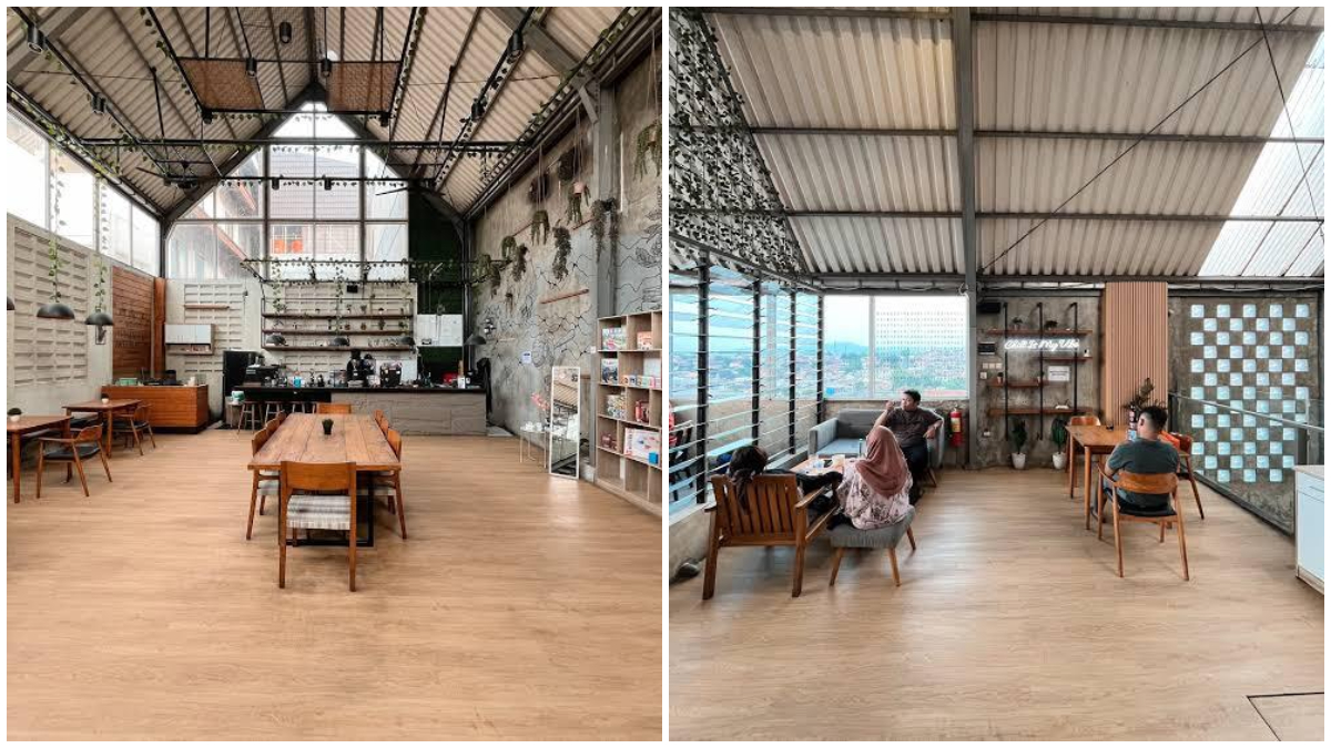 Suasana&nbsp;Cil Space di Jalan Raya Padjajaran Kota Bogor.