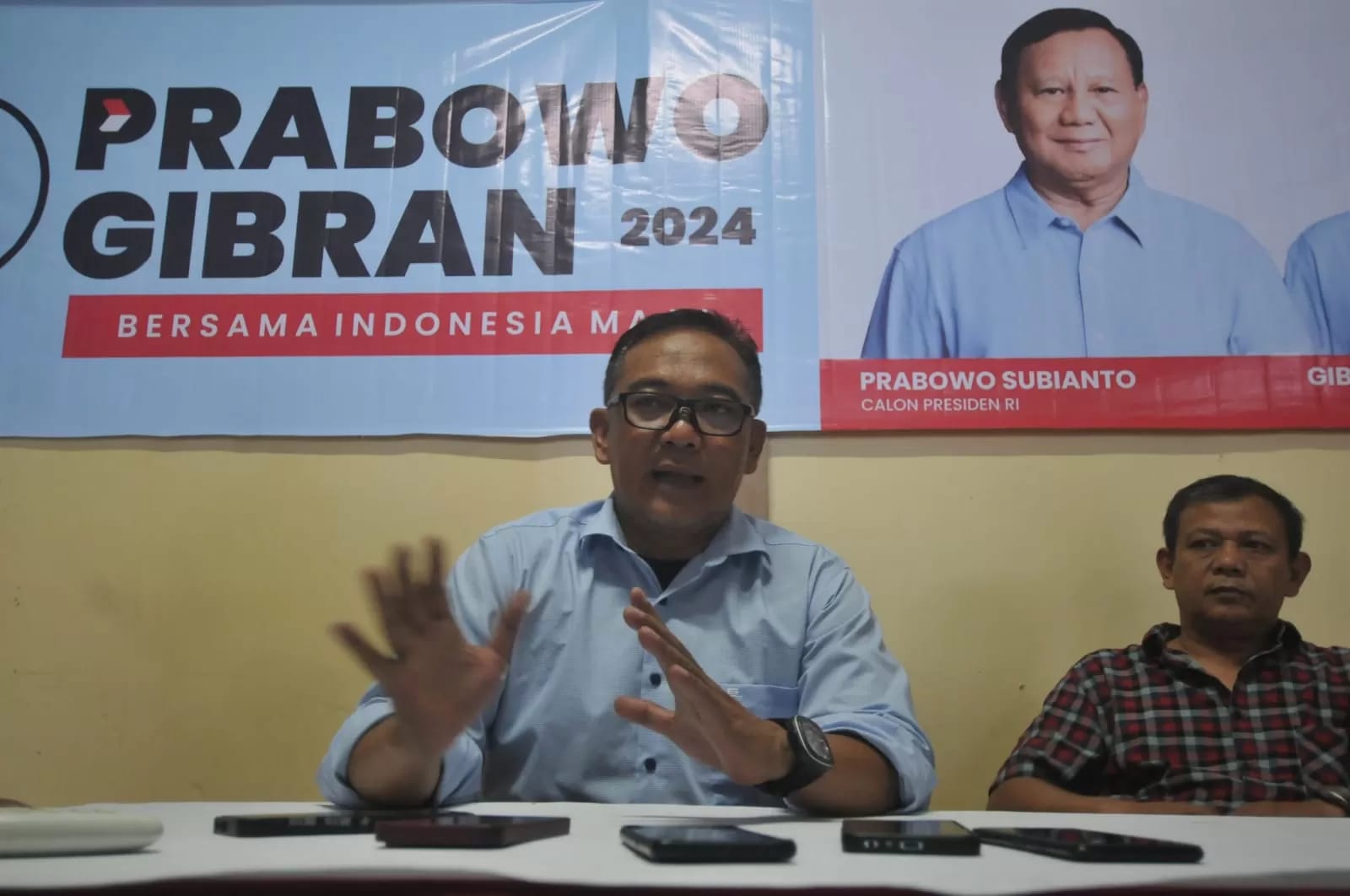 Ketua DPC partai Gerindra Kabupaten Bogor, Iwan Setiawan.