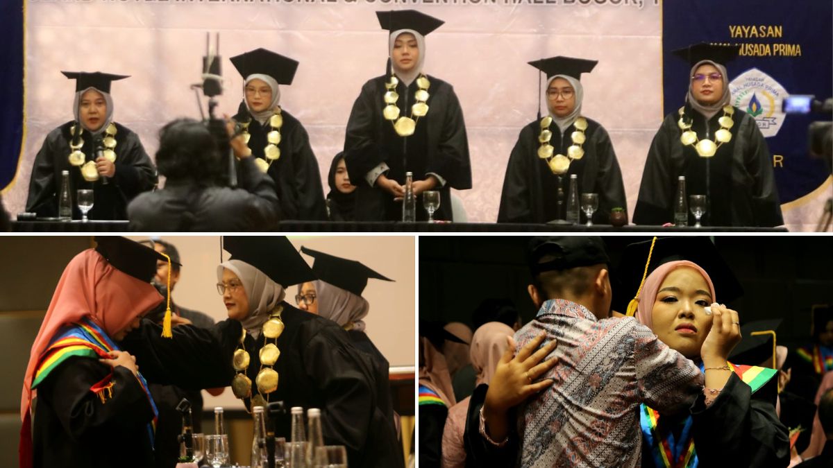 Proses Sidang Senat Terbuka Akbid Prima Husada Bogor