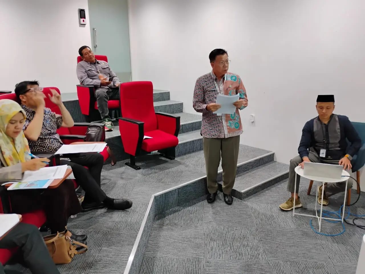 Kadis Kominfo Kota Depok, paparkan sejumlah inovasi dalam Monev KIP.