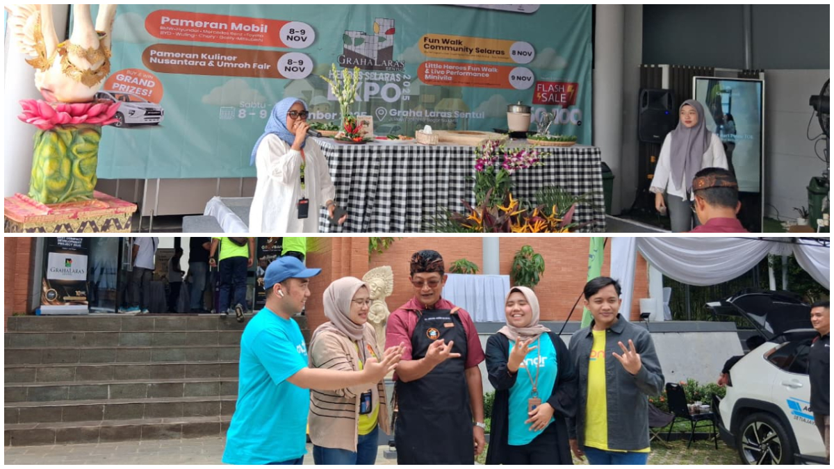 Kegiatan Horoes Selaras Expo 2025 di Perumahan  Graha Laras Sentul, Kabupaten Bogor.