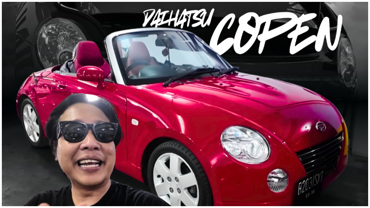 Gofar Hilman membawa pulang&nbsp;roadster mini ikonik dari Jepang, Daihatsu Copen.