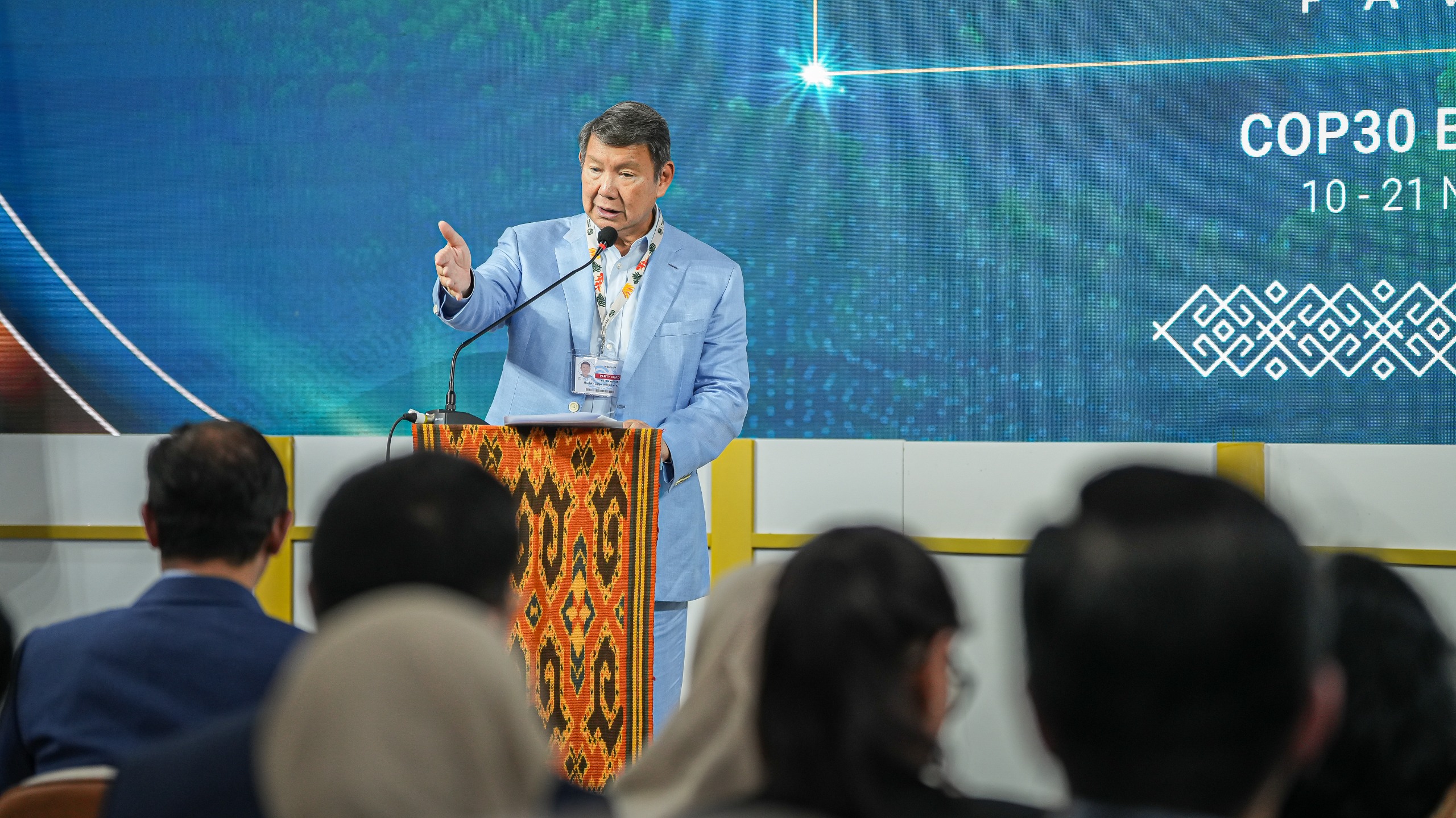 Utusan Khusus Presiden bidang Perubahan Iklim dan Energi, Hashim Djojohadikusumo.