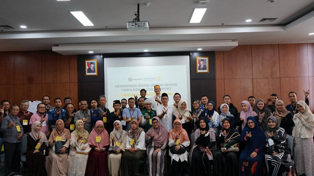 Seminar bisnis travel umroh dan haji yang digelar Umaroh.
