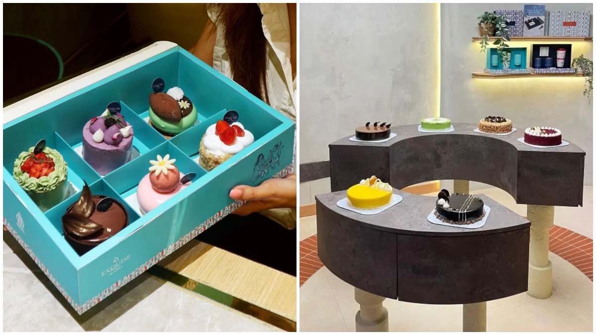 Mini Cake yang super cantik dari Exquise Patisserie