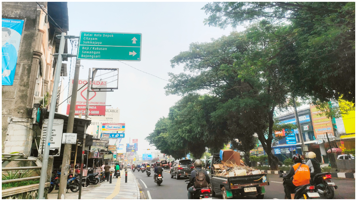 Jalan Margonda Kota Depok salah satu titik rawan aksi matel.
