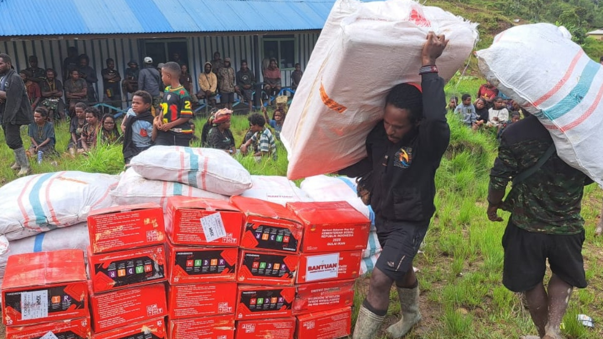 Kemensos kirim bantuan korban banjir dan longsor di Nduga