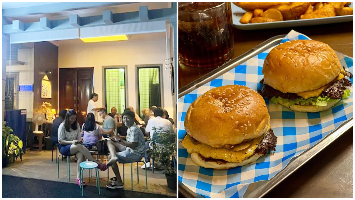 Suasana Brif&rsquo;s Smash Burger dan menu yang disajikan di dalam Perumahan Bumi Cibinong Endah Bogor.