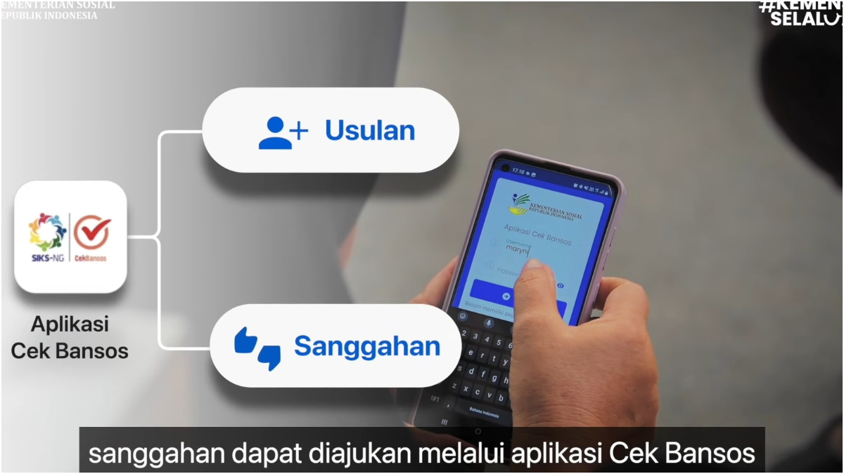 Ilustrasi Cek Bansos untuk usulan, sanggahan hingga pembaruan data