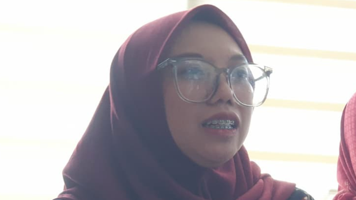 Kepala Instalasi Rujukan Telemedicine dan Home Care (Cageur) RSUD Bakti Pajajaran Eka Dewi Agustiany saat menyampaikan keterangan.