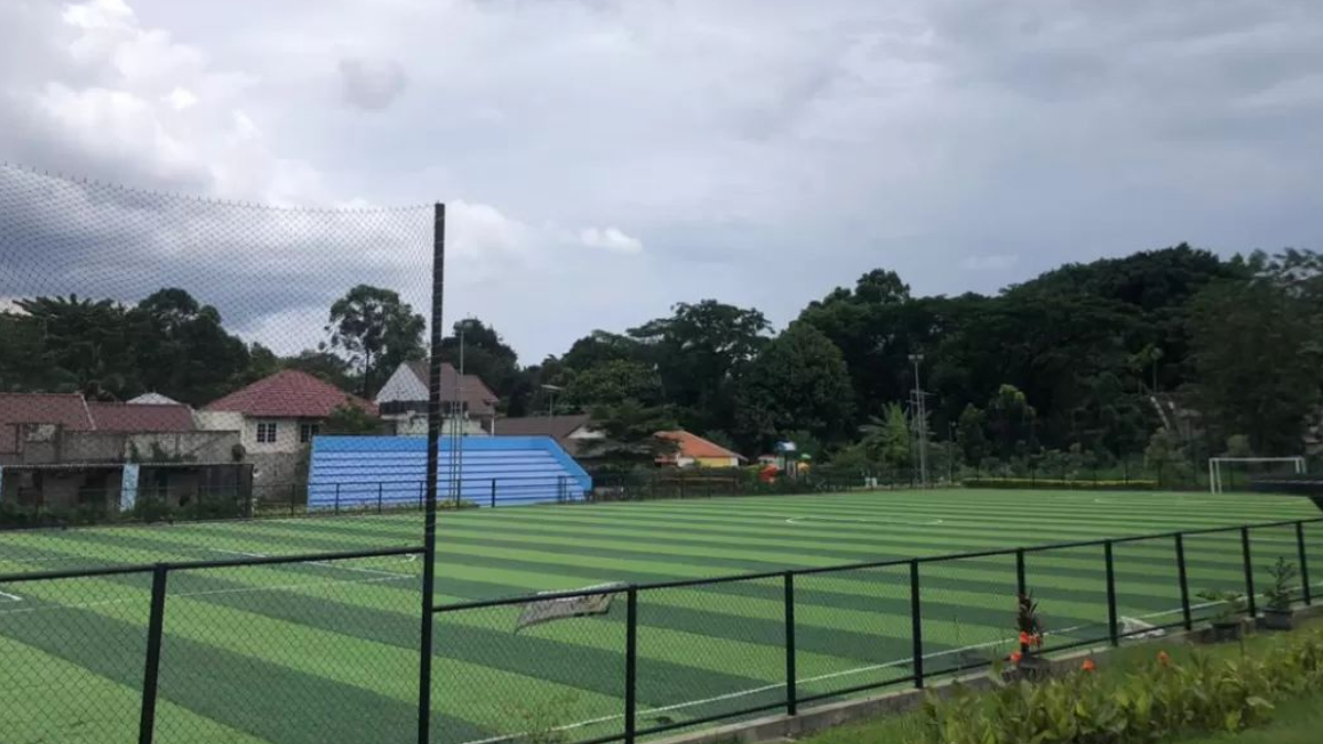 Suasana Lapangan Mini Soccer Manunggal, Kota Bogor.