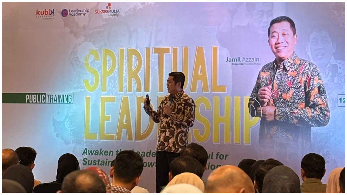 Public Training Spiritual Leadership yang diselenggarakan Kubik Leadership, di Hotel Aston Priority Simatupang, Jakarta.
