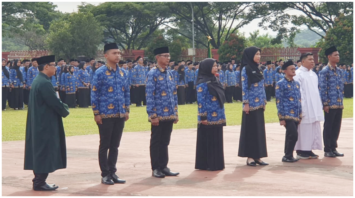 Pelantikan 9.687 PPPK paruh waktu di lingkup Pemkab Bogor.