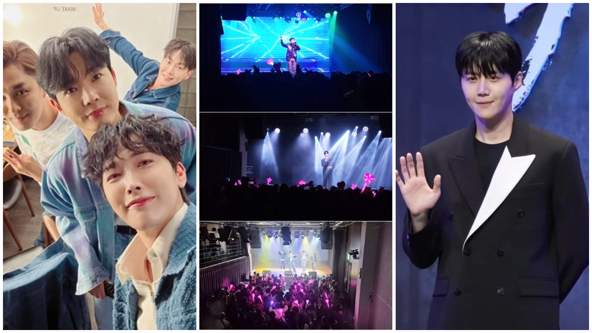Kim Seon-jun, Jeong Ho, Jin Woong, dan Choi Dae-seong, empat penyanyi muda berbakat yang tampil di&nbsp;Friday Trot Concert.