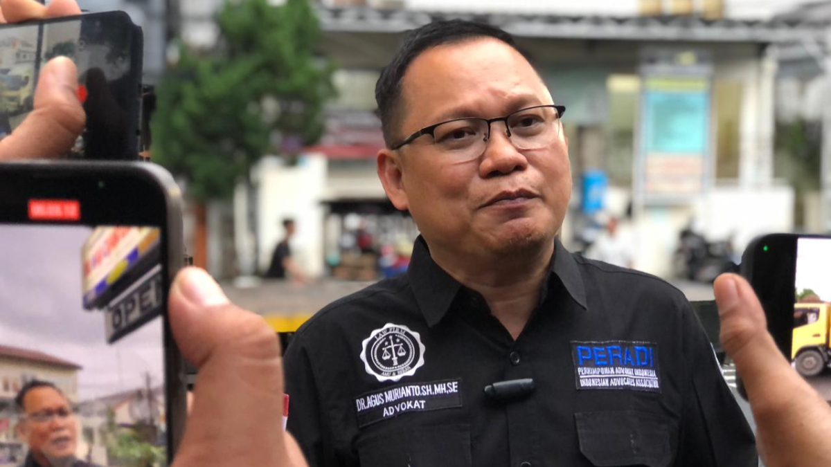 Legal SPPG Batutulis Agus Murianto saat memberi keterangan kepada wartawan.