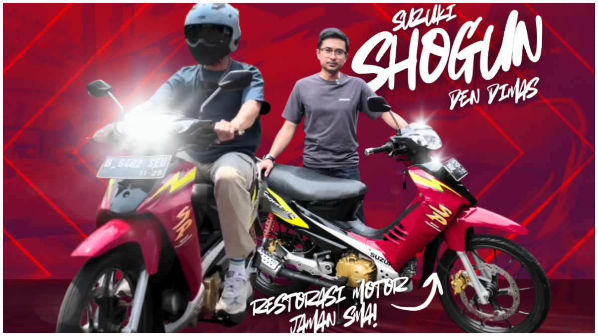 Suzuki Shogun 125 SP milik Youtuber Den Dimas