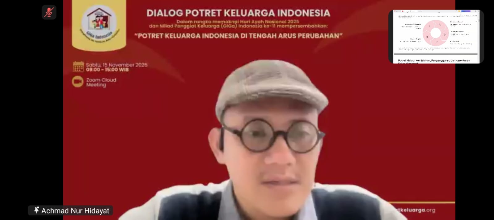 Penggiat Keluarga (GiGA) Indonesia menggelar &ldquo;Dialog Potret Keluarga Indonesia&rdquo; secara daring.