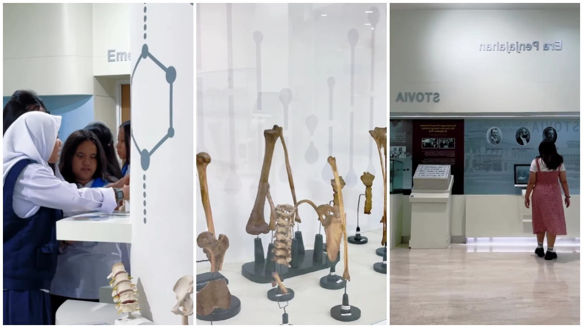 Aktivitas pengunjung di iMuseum IMERI FKUI.
