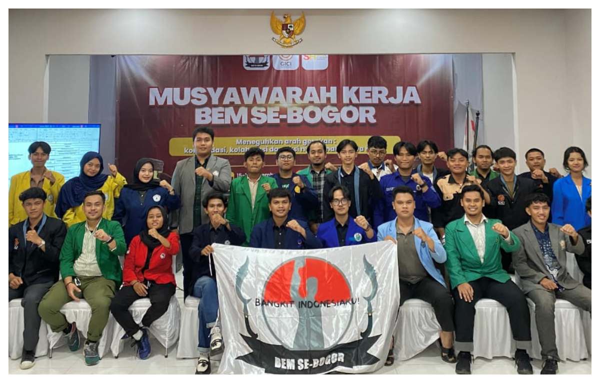 &lrm;Muker Aliansi BEM se Bogor Raya, yang diselenggarakan pada 15-16 November 2025 di STIE GICI Business School Bogor.